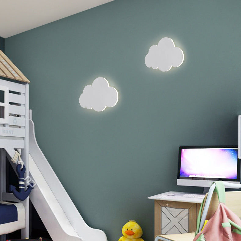 Wolkenwandhalterung Leuchte Einfachheit Metall Schlafzimmer Wandleuchte Beleuchtung
