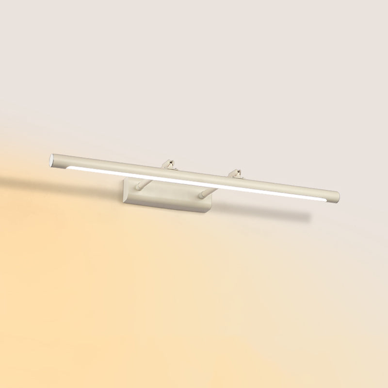 Accensione a parete a forma lineare Metal in stile moderno 1 lampada scontata per bagno