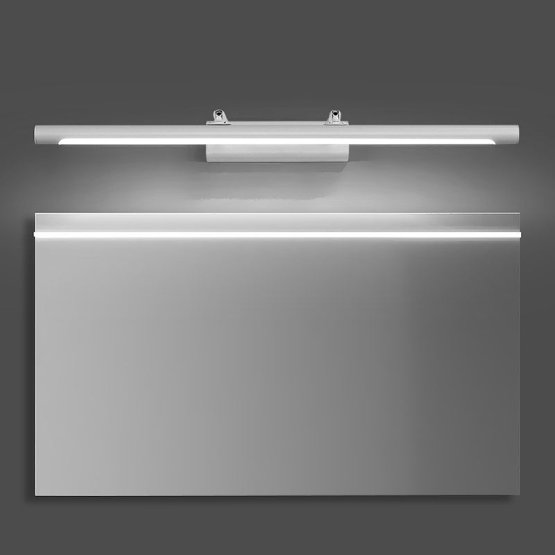 Accensione a parete a forma lineare Metal in stile moderno 1 lampada scontata per bagno