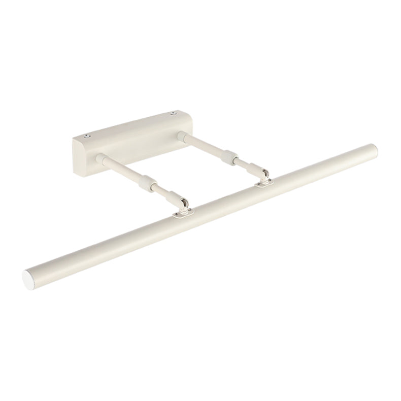 Accensione a parete a forma lineare Metal in stile moderno 1 lampada scontata per bagno