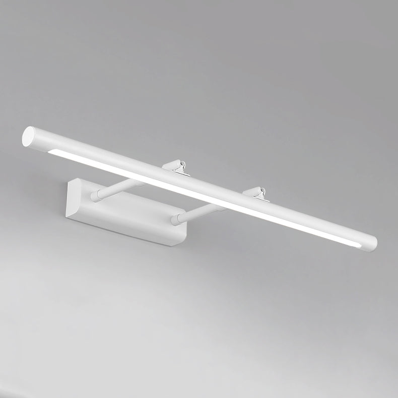 Accensione a parete a forma lineare Metal in stile moderno 1 lampada scontata per bagno
