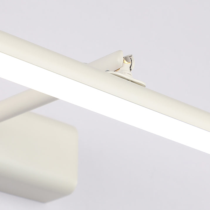 Accensione a parete a forma lineare Metal in stile moderno 1 lampada scontata per bagno