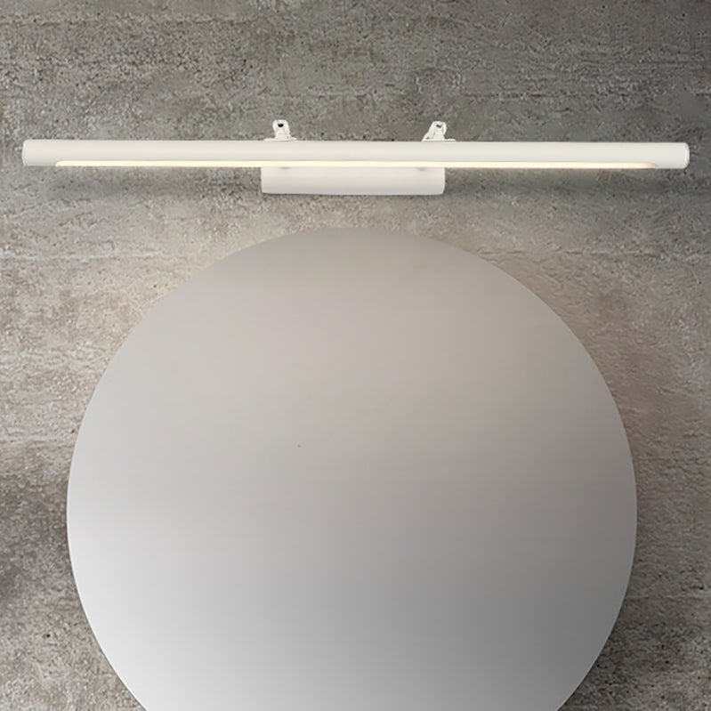 Accensione a parete a forma lineare Metal in stile moderno 1 lampada scontata per bagno