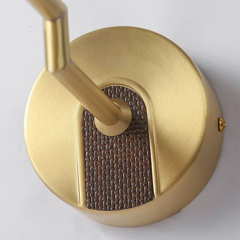 Modern Style Strip Shape Wall Sconce Metal 1 Light Sconce Light for Bathroom