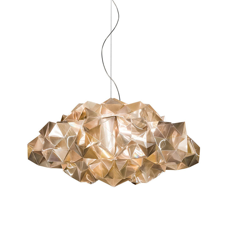 Minimalist Style Hanging Lamp Geometry Shape Acrylic Chandelier Pendant Light