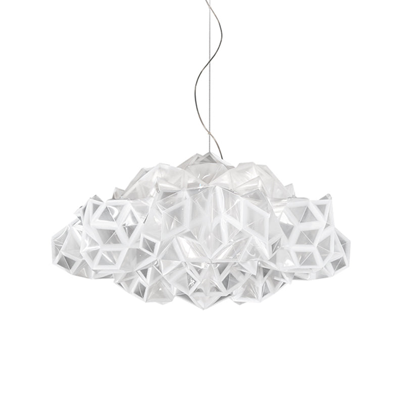 Minimalist Style Hanging Lamp Geometry Shape Acrylic Chandelier Pendant Light