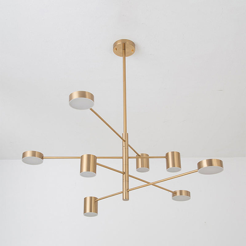 Lámparas colgantes de forma de cilindro de estilo contemporáneo de metal lámparas colgantes de metal accesorios