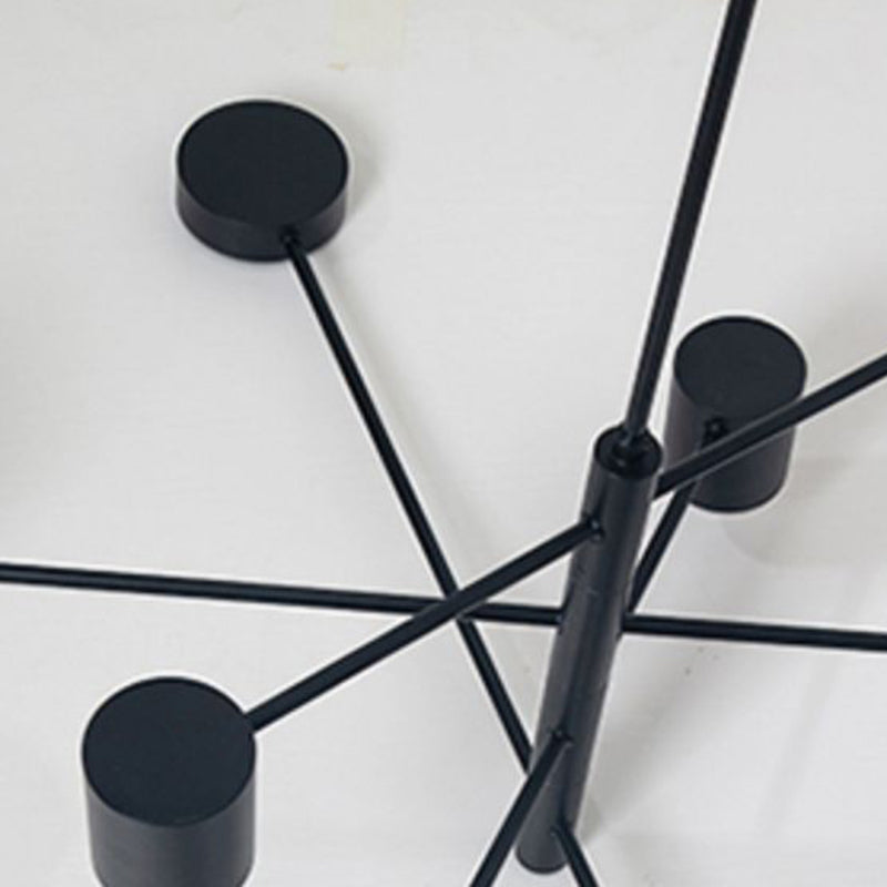 Contemporary Style Cylinder Shape Pendant Chandeliers Metal Hanging Light Fixtures