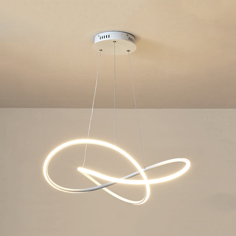 Contemporary LED Chandelier Light Fixtures Linear Hanging Chandelier for Dining Room