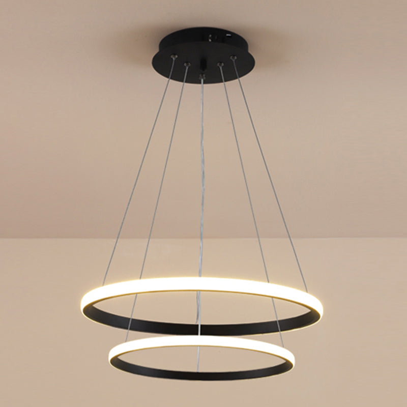 Contemporary Chandelier Lighting Fixture Multi-tier Chandelier Pendant Light for Bedroom