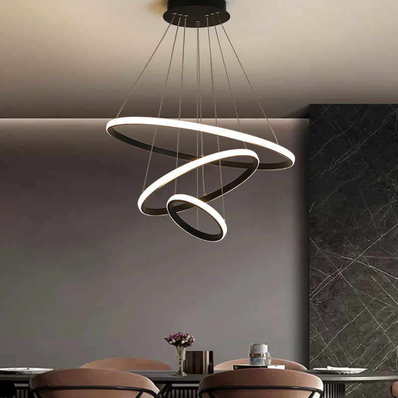 Contemporary Chandelier Lighting Fixture Multi-tier Chandelier Pendant Light for Bedroom