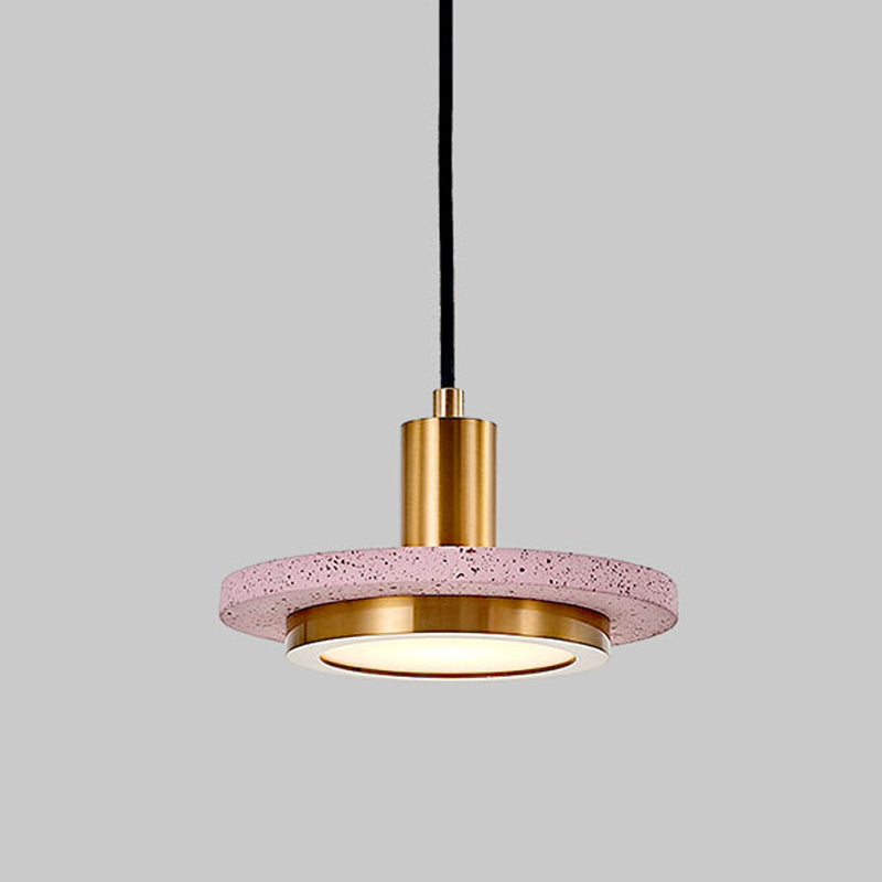 Terrazzo Hanging Light Nordic Pendent Lighting Fixture for Sitting Room