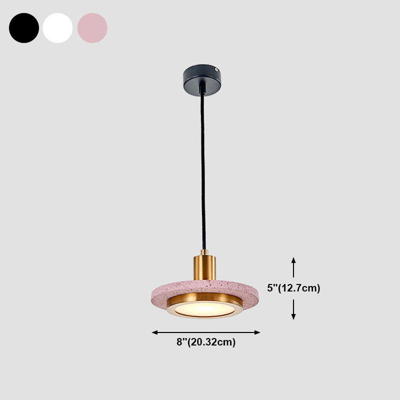 Terrazzo Hanging Light Nordic Pendent Lighting Fixture for Sitting Room
