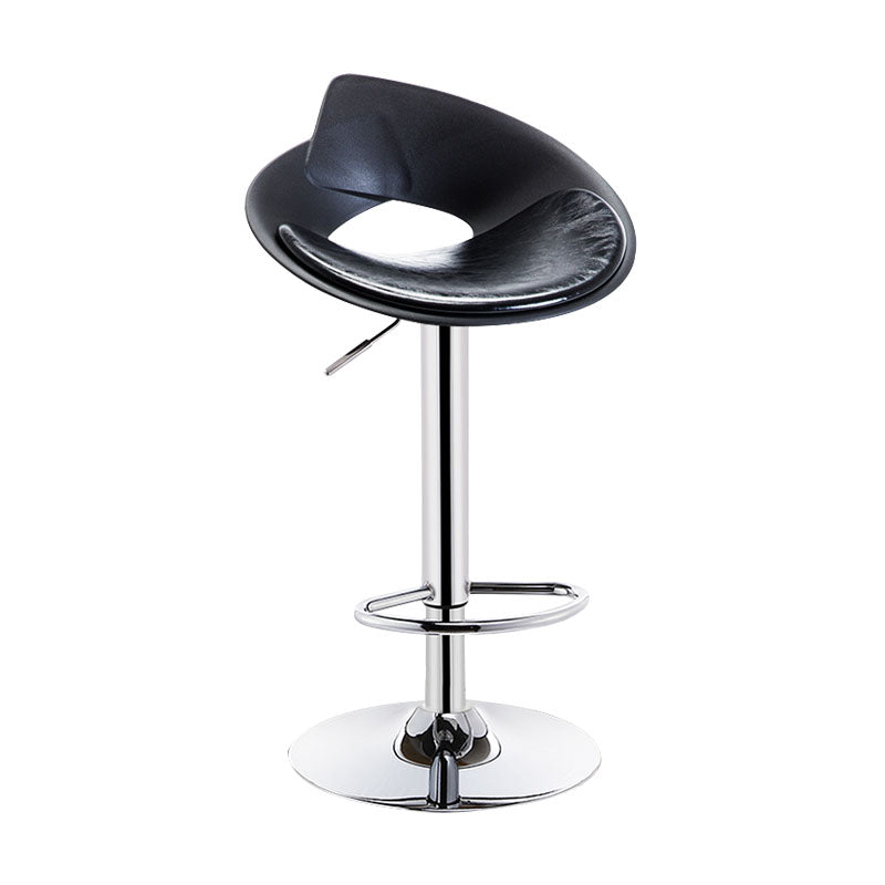 Taburete de bar con asientos de cuero de estilo nórdico, taburete de bar giratorio para interior