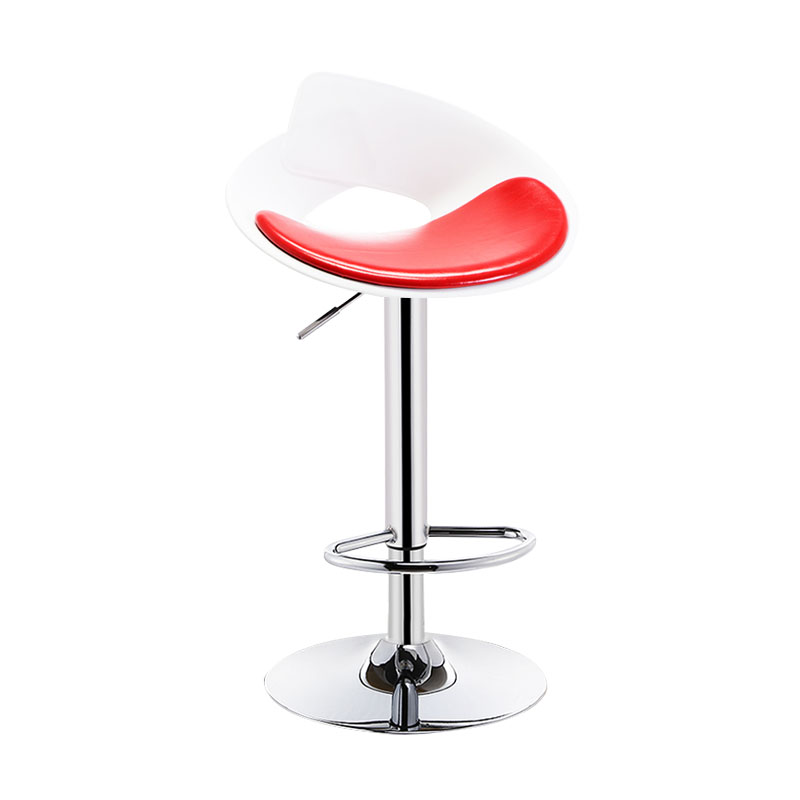 Taburete de bar con asientos de cuero de estilo nórdico, taburete de bar giratorio para interior