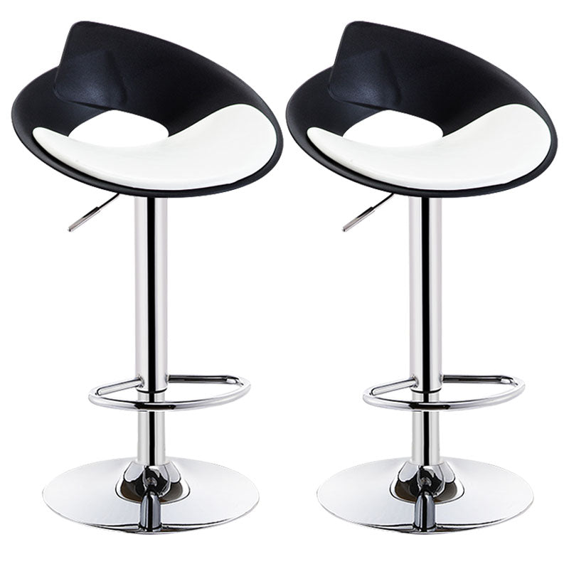 Taburete de bar con asientos de cuero de estilo nórdico, taburete de bar giratorio para interior