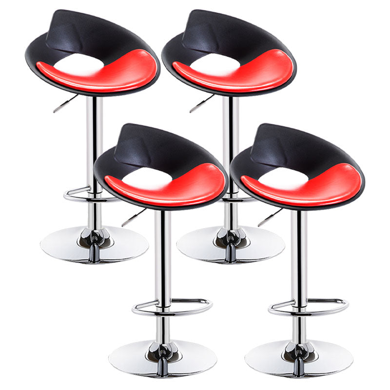 Taburete de bar con asientos de cuero de estilo nórdico, taburete de bar giratorio para interior