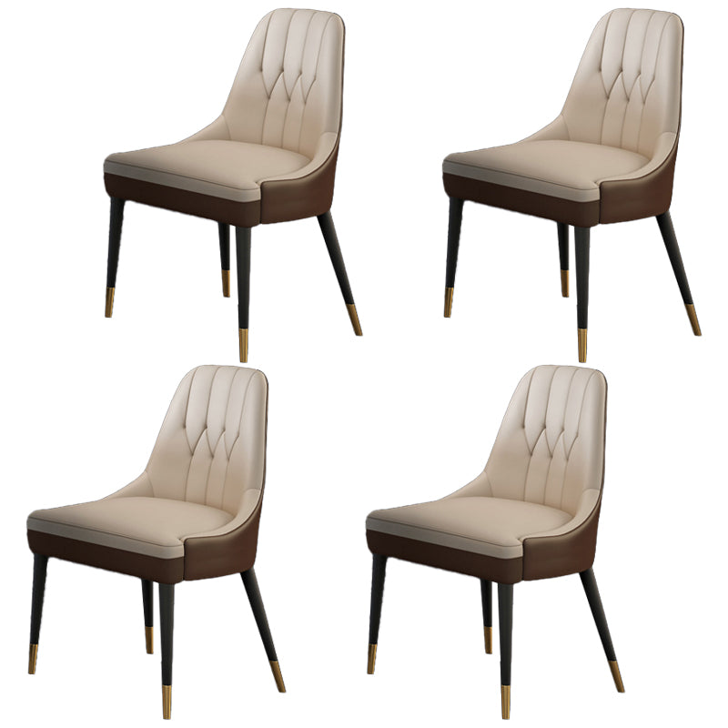 Modern 1/4/5/6/7 Pieces Black Dining Table Set with Marble Top Rectangle Dinette Set