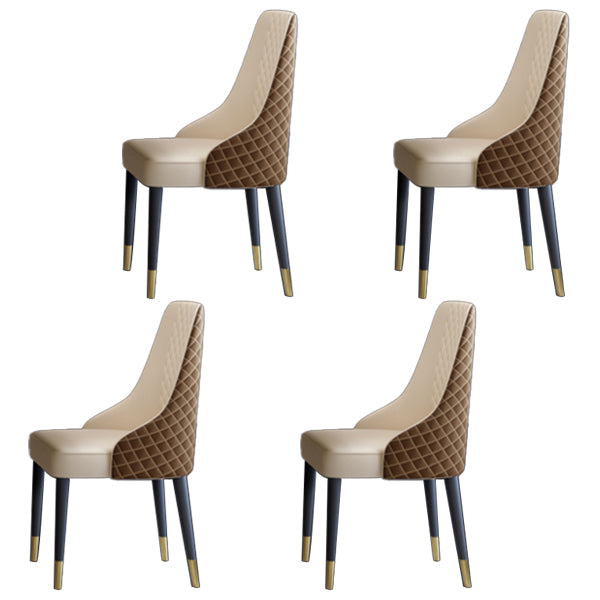 Modern 1/4/5/6/7 Pieces Black Dining Table Set with Marble Top Rectangle Dinette Set