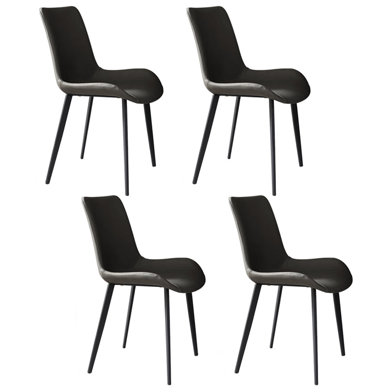 Modern 1/3/4/5/7 Pieces Grey Dining Table Set with Sintered Stone Top Steel Dinette Set