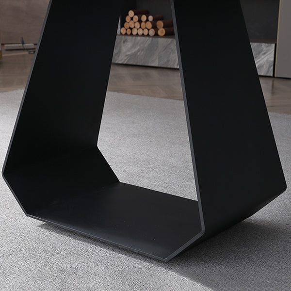 Modern 1/3/4/5/7 Pieces Grey Dining Table Set with Sintered Stone Top Steel Dinette Set