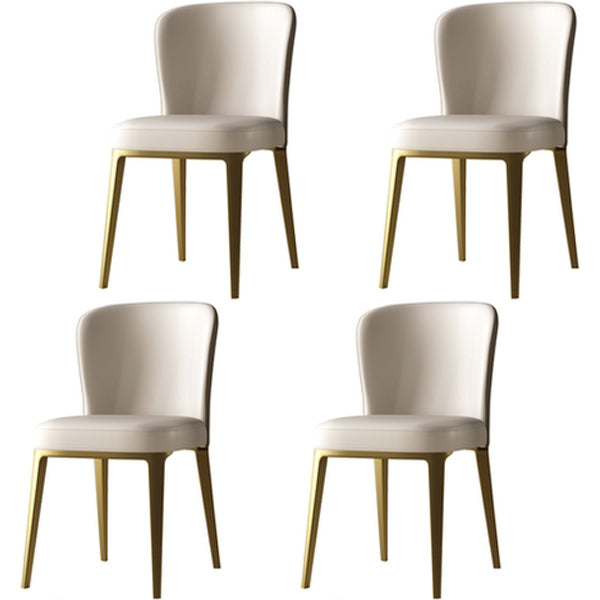 Luxury 1/3/4/5/6 Pieces Dining Set Sintered Stone Dining Table with Leather Chairs