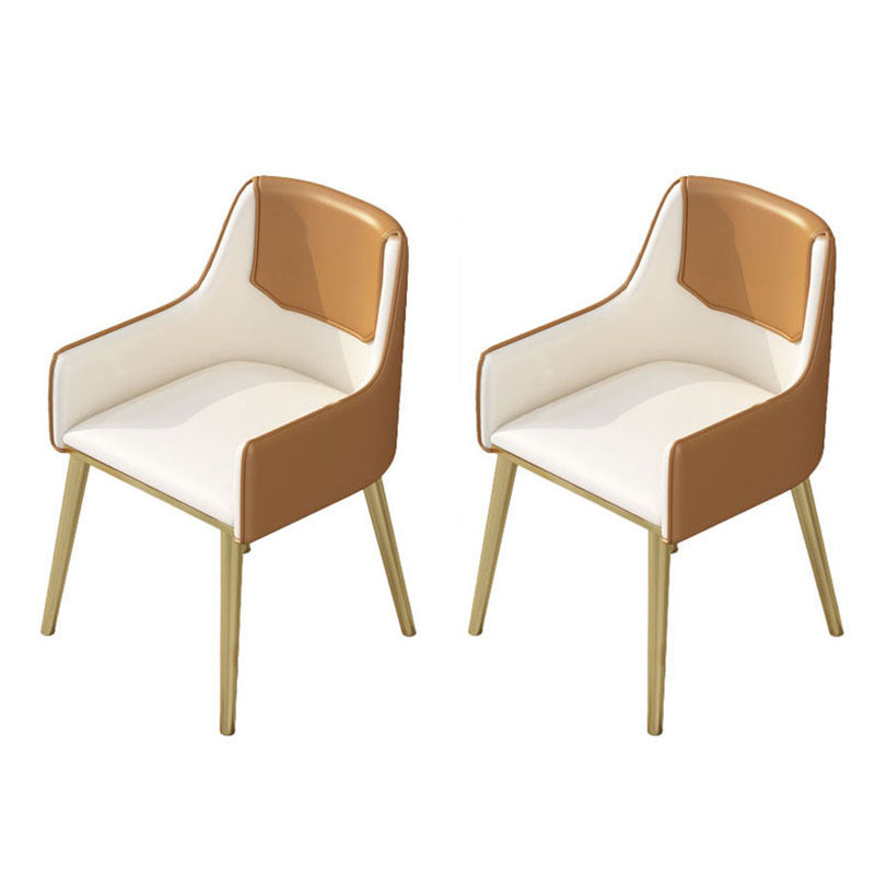 Luxury 1/2/5 Pieces Dining Set Sintered Stone Top Dining Table with Leather Chairs