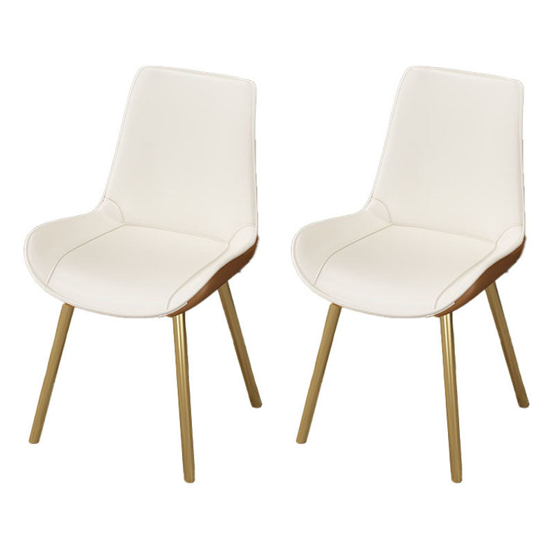 Luxury 1/2/5 Pieces Dining Set Sintered Stone Top Dining Table with Leather Chairs