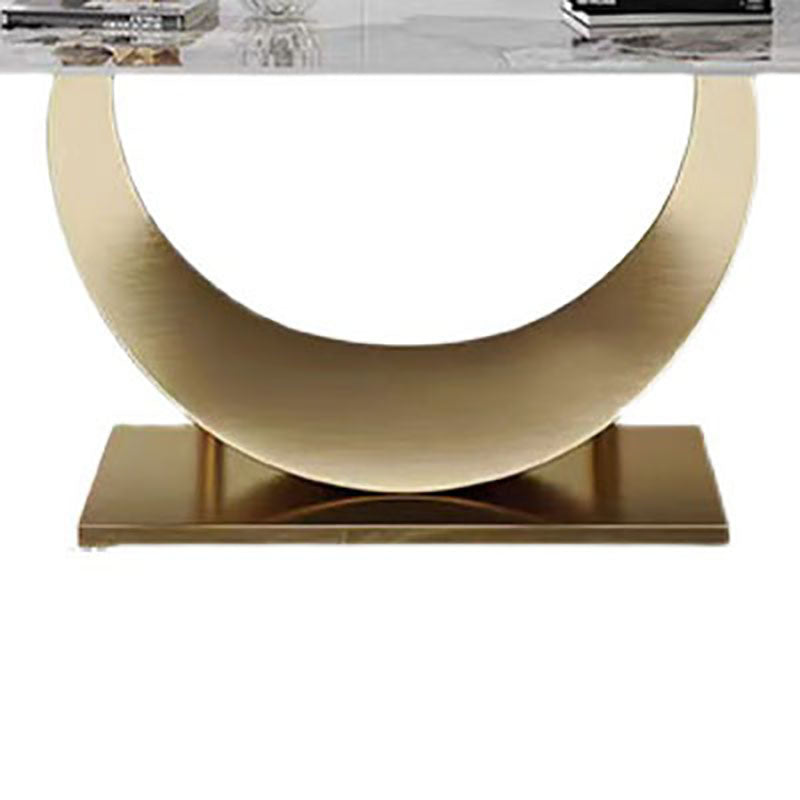 1/4/5/6/7 Pièces Table à manger Ensemble avec des chaises de salle à manger en pierre fritte pour la maison