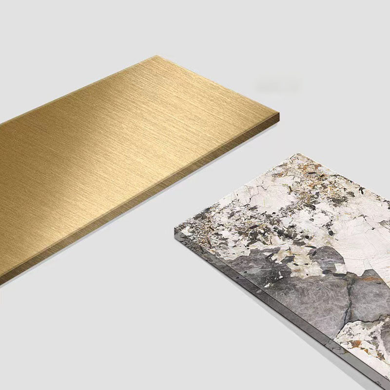 1/4/5/6/7 Pieces Dining Table Set with Sintered Stone Top Dining Chairs Set for Home