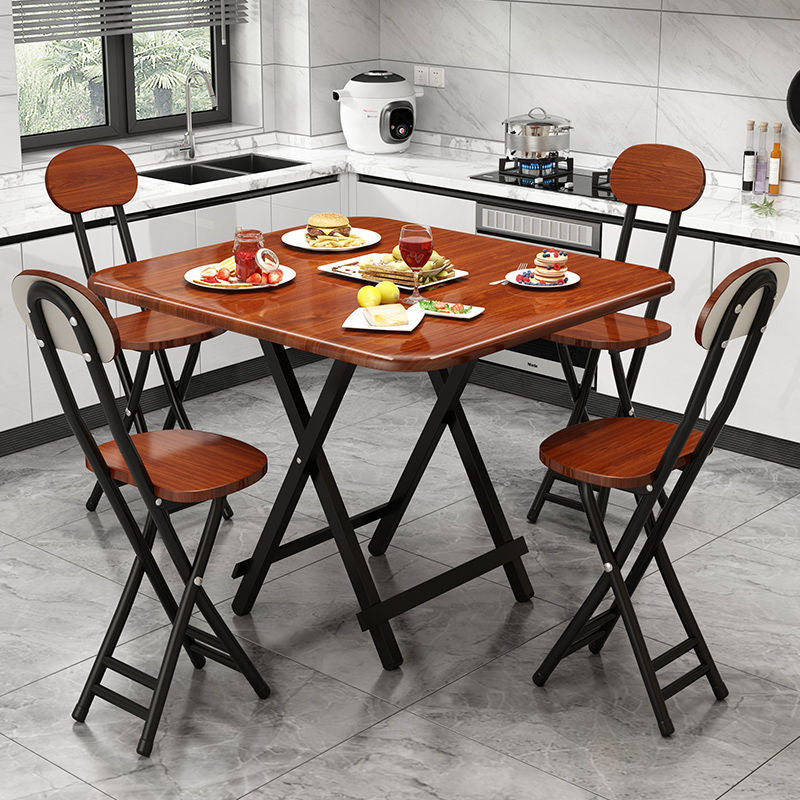 MDF Moderner Square Esszimmertisch Mattes Finish Sockel für Zuhause