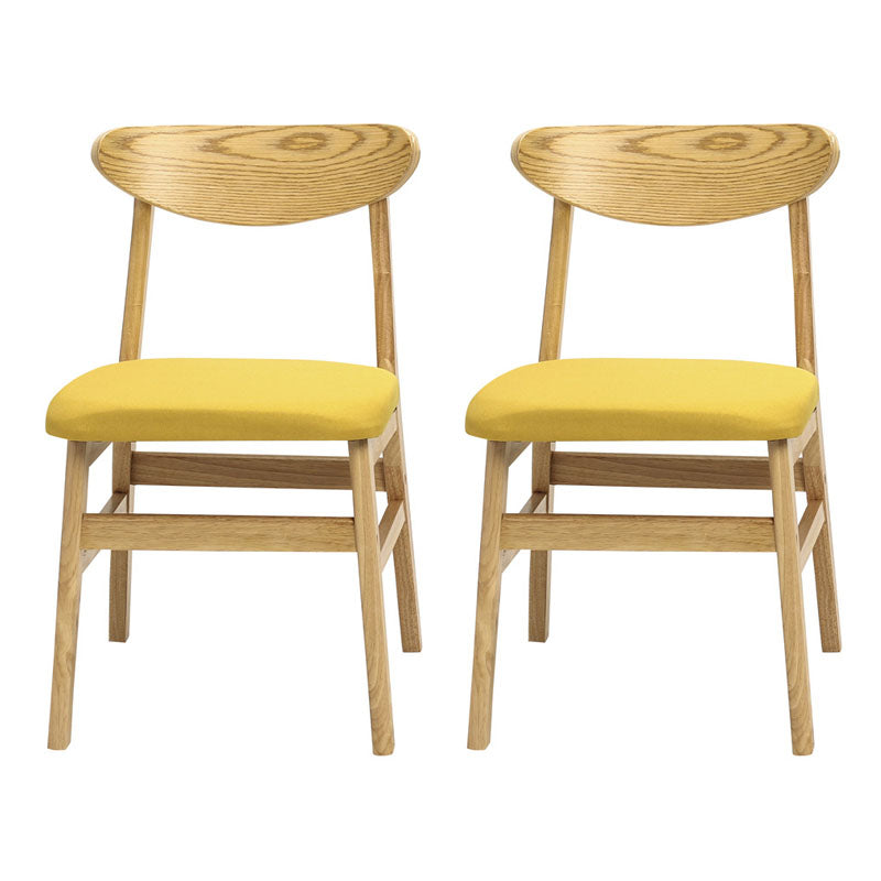 Sedia da sala da pranzo aperta moderna imbottitura.