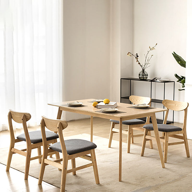 Sedia da sala da pranzo aperta moderna imbottitura.
