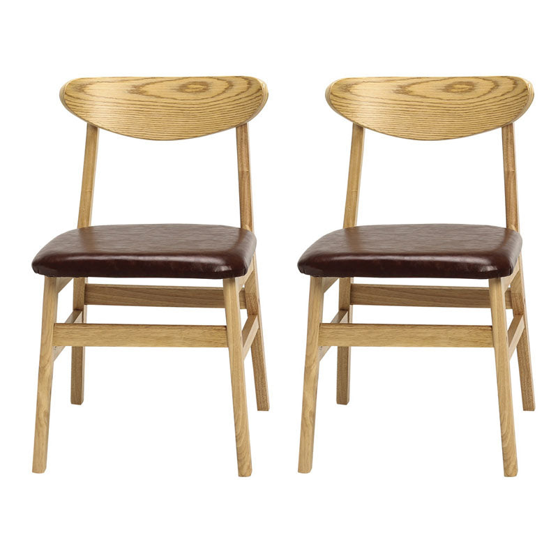 Sedia da sala da pranzo aperta moderna imbottitura.