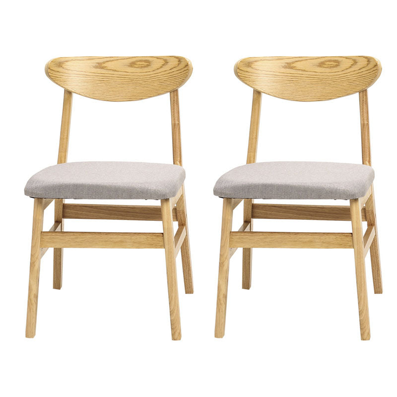 Sedia da sala da pranzo aperta moderna imbottitura.