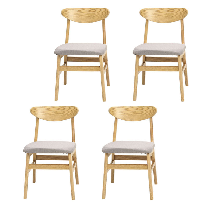 Sedia da sala da pranzo aperta moderna imbottitura.