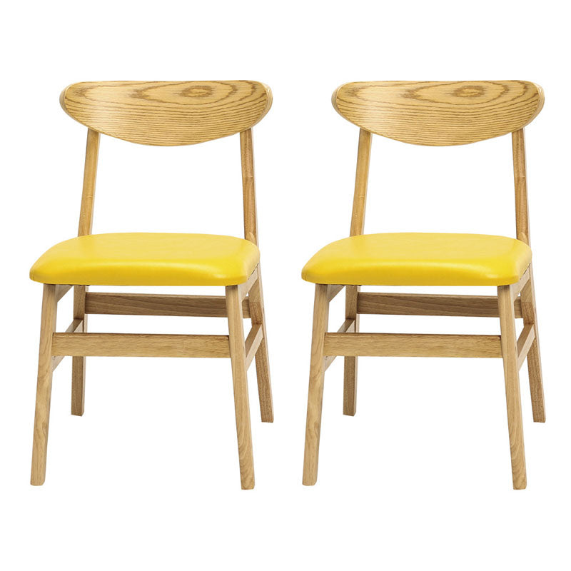 Sedia da sala da pranzo aperta moderna imbottitura.