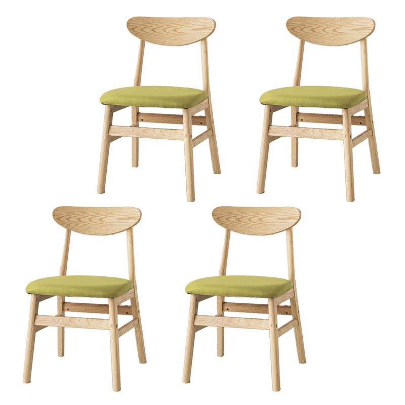 Sedia da sala da pranzo aperta moderna imbottitura.