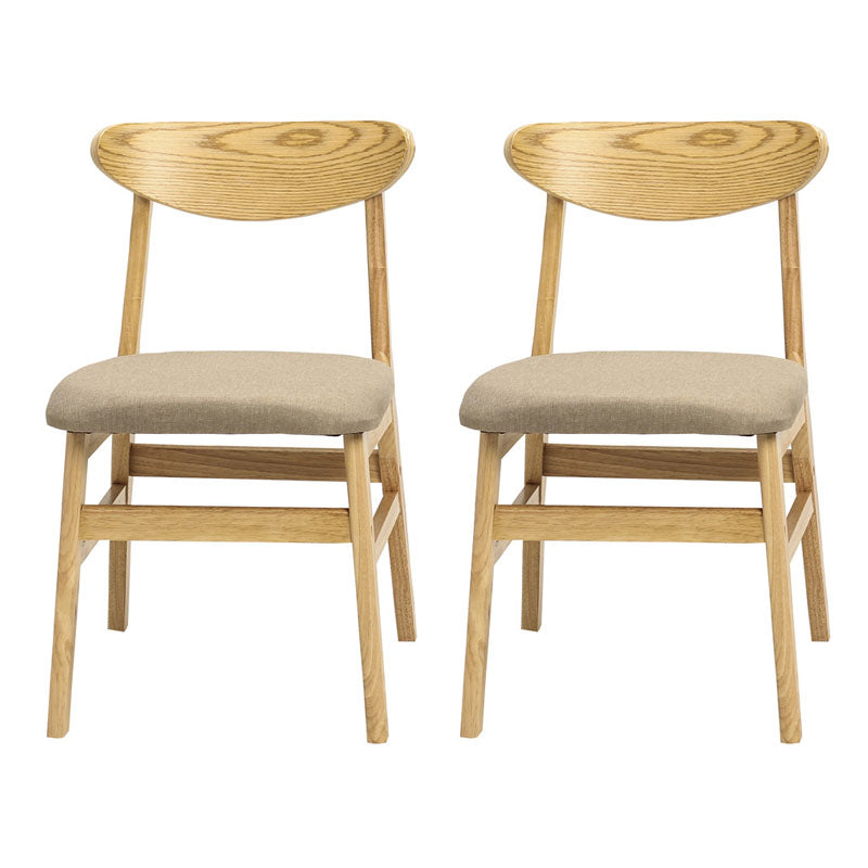 Sedia da sala da pranzo aperta moderna imbottitura.