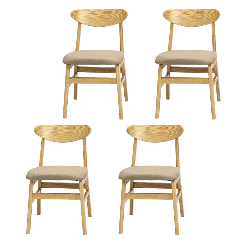 Sedia da sala da pranzo aperta moderna imbottitura.