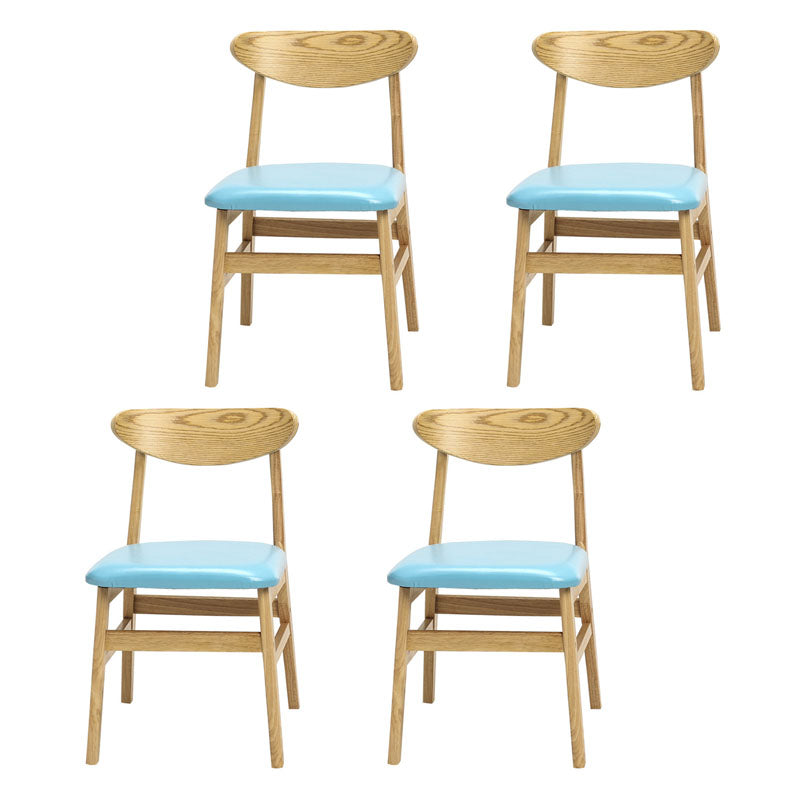 Sedia da sala da pranzo aperta moderna imbottitura.