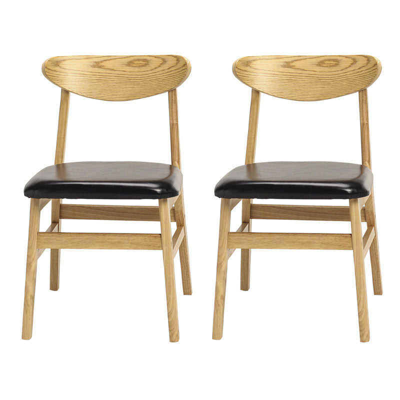 Sedia da sala da pranzo aperta moderna imbottitura.