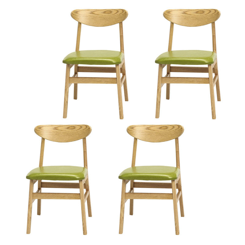 Sedia da sala da pranzo aperta moderna imbottitura.