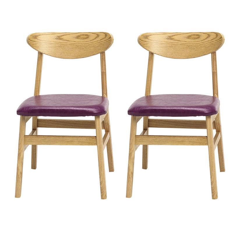 Sedia da sala da pranzo aperta moderna imbottitura.