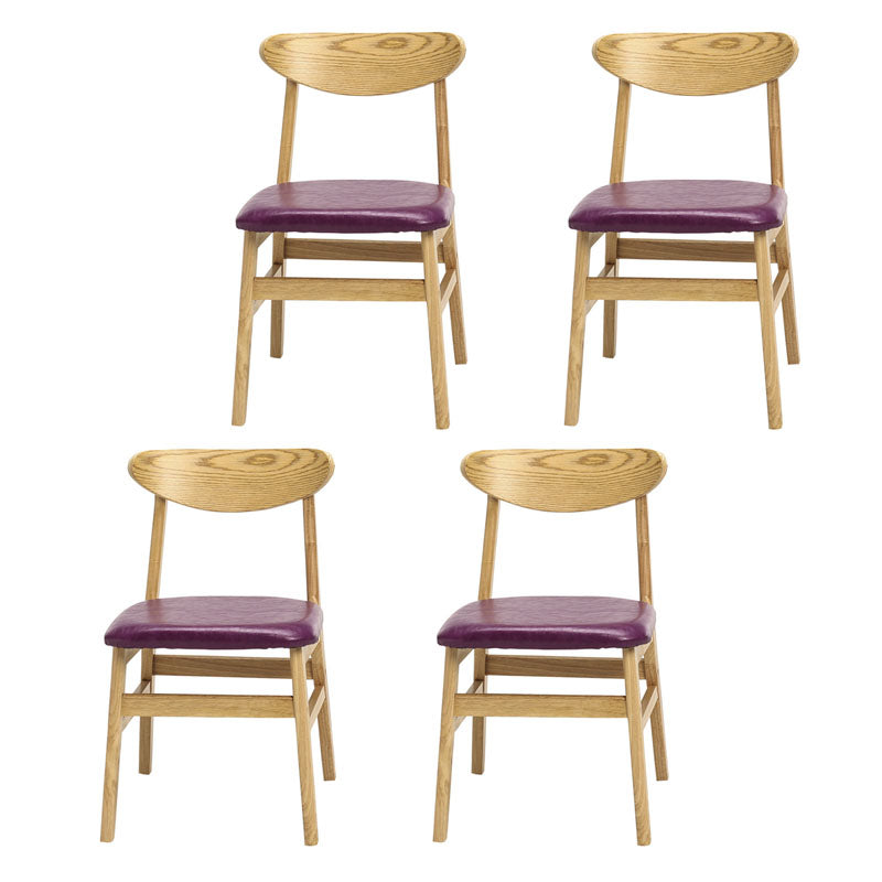 Sedia da sala da pranzo aperta moderna imbottitura.