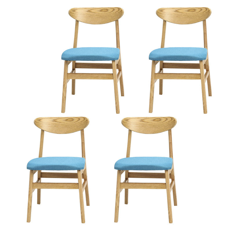 Sedia da sala da pranzo aperta moderna imbottitura.