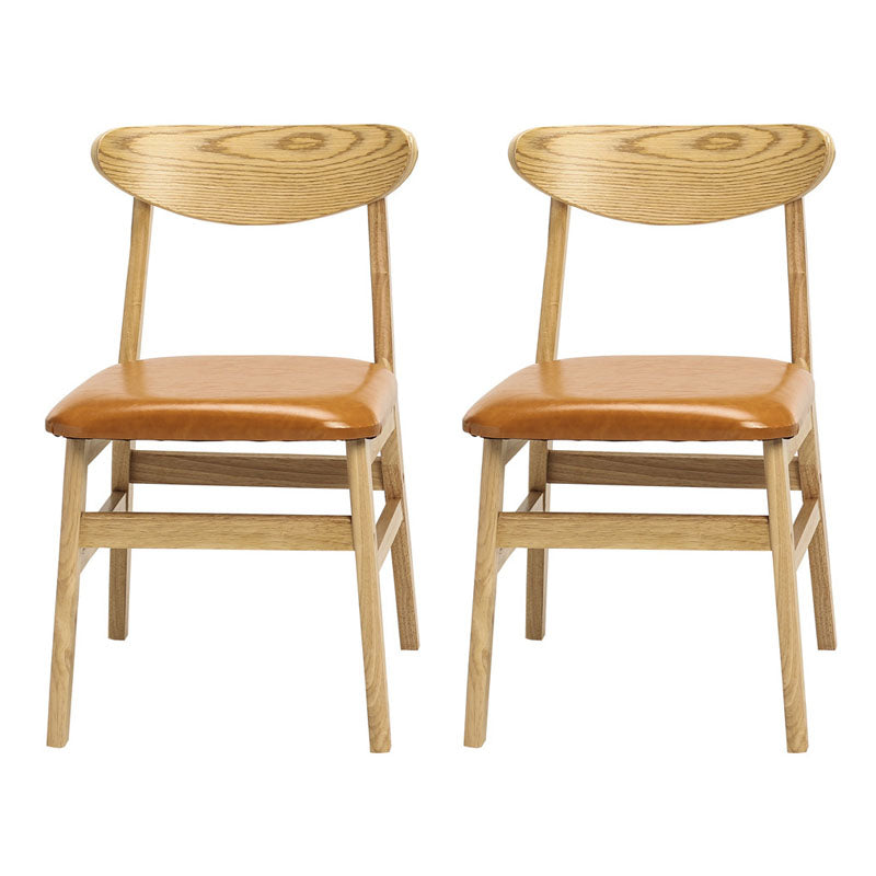 Sedia da sala da pranzo aperta moderna imbottitura.