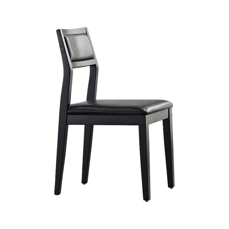 Eigentijdse stoelen Dining Armless Open Achterzijde stoelen met houten benen voor keuken
