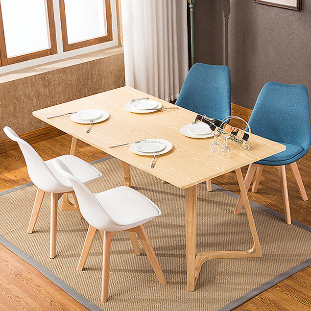 Sedia da cucina da pranzo in legno scandinavo sedia corda solida