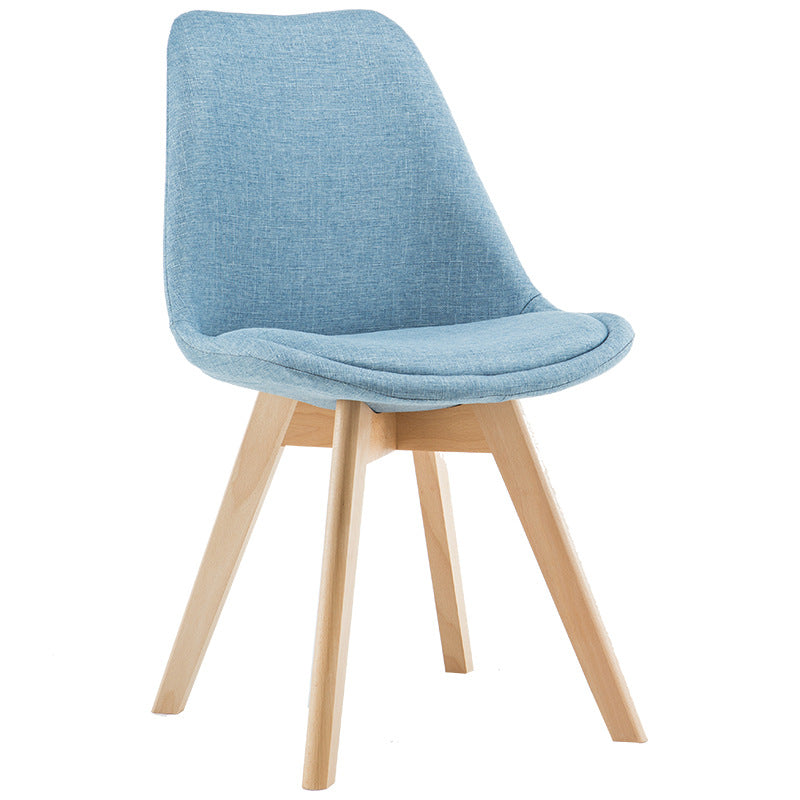 Sedia da cucina da pranzo in legno scandinavo sedia corda solida